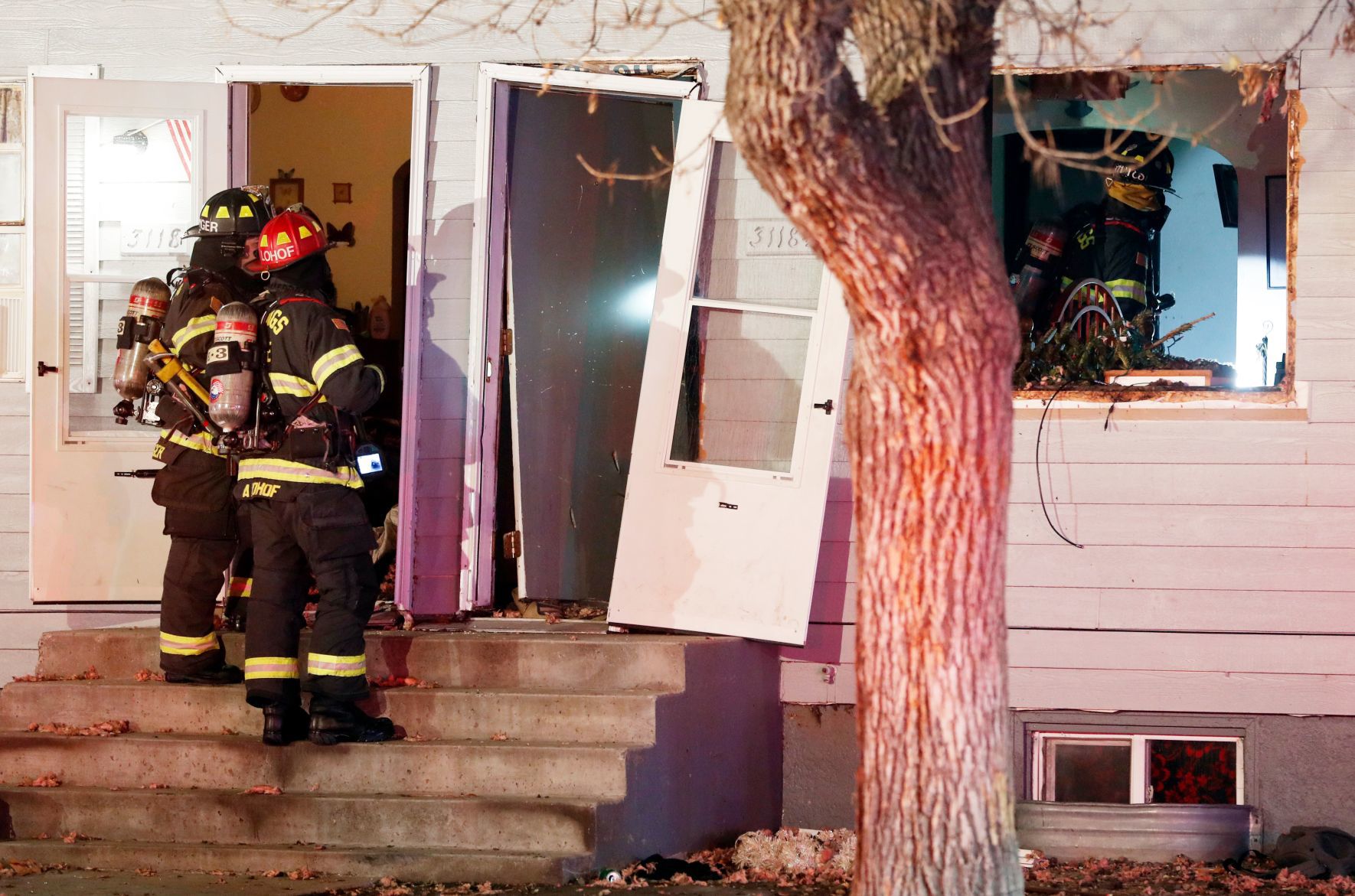 Apartment explosion